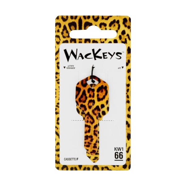 Hillman HILLMAN Wackey Leopard House/Office Universal Key Blank KW1 Single - 89049