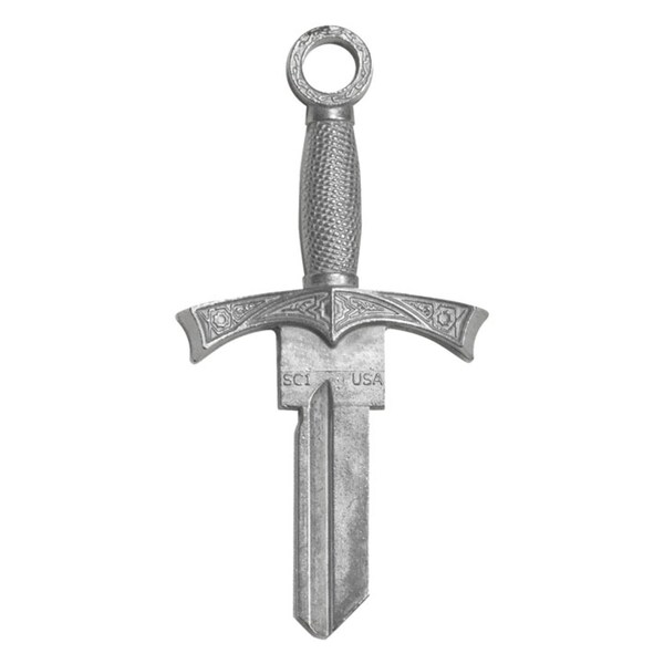 Key Shapes Lucky Line Forged Key Shapes Sword House Key Blank 68 SC1 Single For Schlage Locks - B301S