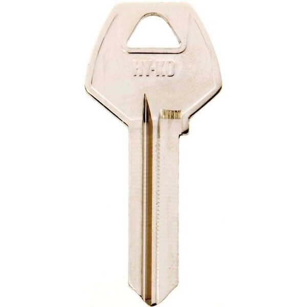 Hy-Ko Key Blank, Brass, Nickel, For: Corbin Russwin Cabinet, House Locks and Padlocks - 11010CO91