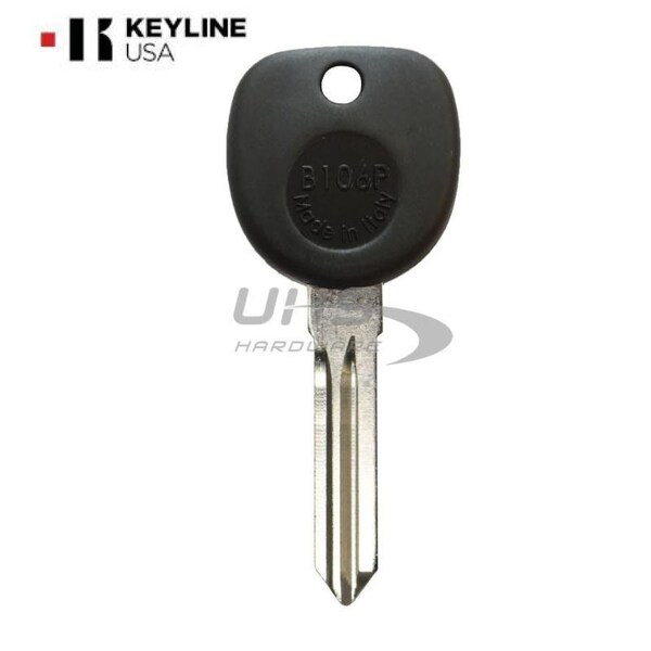 Keyline Keyline:B106-P GM Metal Key - Plastic Head - KLN-B106-P