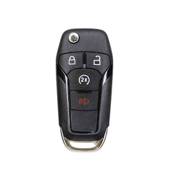 Keyless Factory KeylessFactory: 2014 - 2018 Ford Fusion Flip Key Shell 4B Remote Start - for N5F-A08TAA - FKS-FD-089