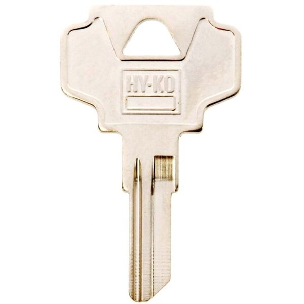Hy-Ko Key Blank, Brass, Nickel, For: ILCO Cabinet, House Locks and Padlocks - 11010IN24