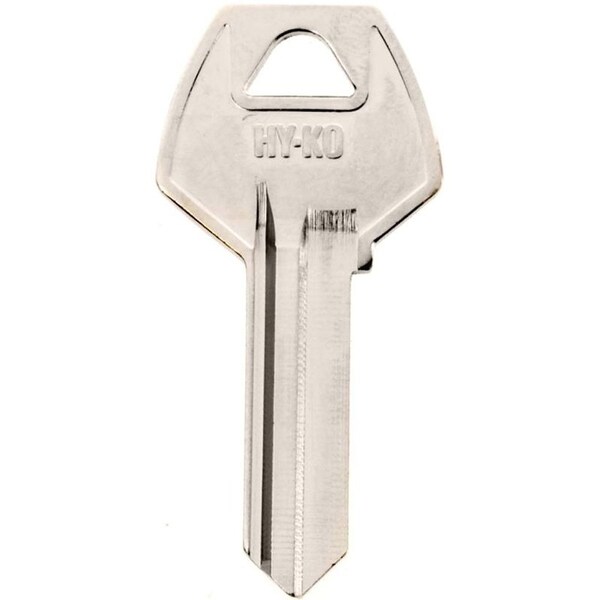 Hy-Ko Key Blank, Brass, Nickel, For: Corbin Russwin Cabinet, House Locks and Padlocks - 11010CO97