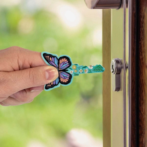 Lucky Line Butterfly Key Shapes Decorative House Key - SC1 - B147S