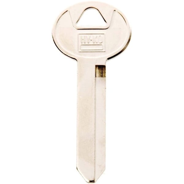 Hy-Ko Key Blank, Brass, Nickel, For: Ford Vehicle Locks - 11010H50