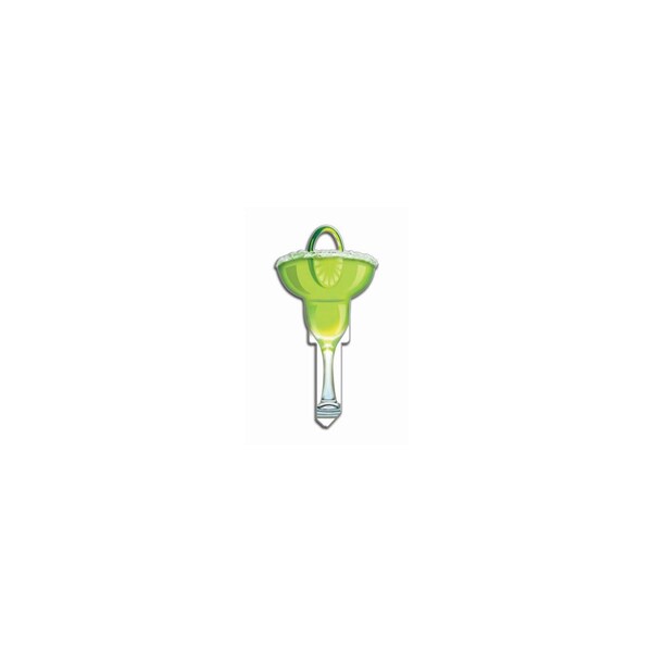 Lucky Line Key Shapes Series Key Blank, Brass, Enamel, For: Schlage Locks - B109S