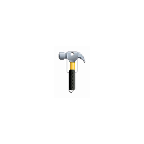 Lucky Line Key Shapes Series Key Blank, Brass, Enamel, For: Schlage Locks - B122S