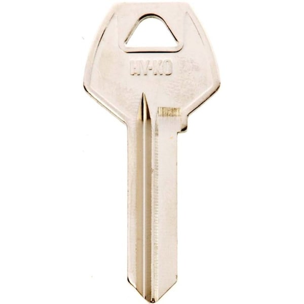 Hy-Ko Key Blank, Brass, Nickel, For: Corbin Russwin Cabinet, House Locks and Padlocks - 11010CO89