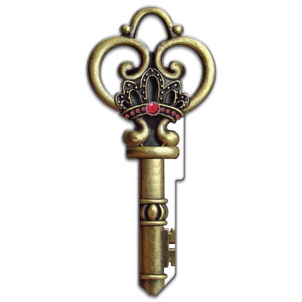 Key Shapes Lucky Line Key Shapes Skeleton House Key Blank Single - B146S