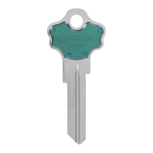 Hillman KW10 Traditional House & Office Universal Key BlankGreen, 5PK - 5969548