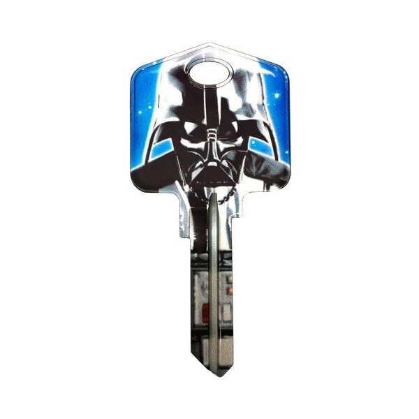 Hillman HILLMAN Star Wars Darth Vader House/Padlock Universal Key Blank KW1/10 Single, PK5 - 94858