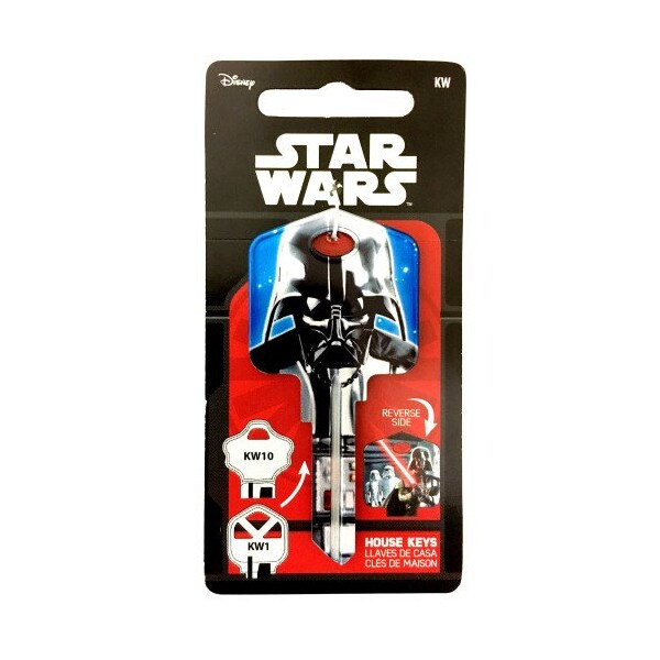 Hillman HILLMAN Star Wars Darth Vader House/Padlock Universal Key Blank KW1/10 Single, PK5 - 94858