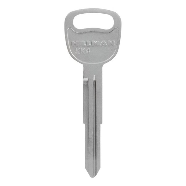 Homecare Products Automotive Blank KK4 Double Sided Universal Key for Kia - Silver, 10PK - HO3326177