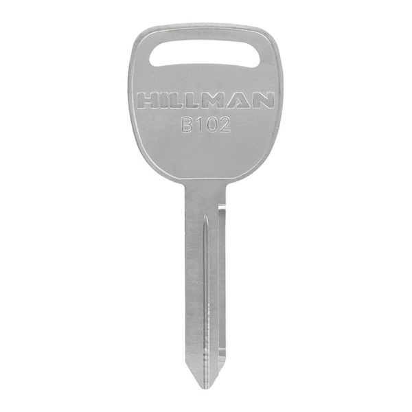 Homecare Products Automotive Blank Double Sided Universal Key for GM - Silver, 10PK - HO3334565