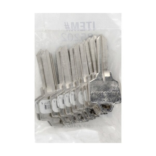 Hillman HILLMAN Traditional Key House/Office Universal Key Blank NA-25/NA26 Single, PK10 - 85202