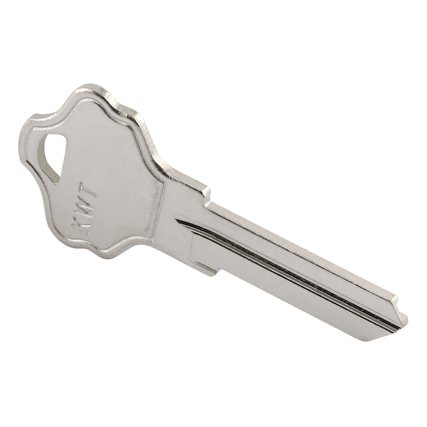 Prime-Line Kwikset KW10 Key Blank, Nickel Plated Brass, 6-Pin, Use w/Thickset Ultra Max (50 Pack) - MP66753