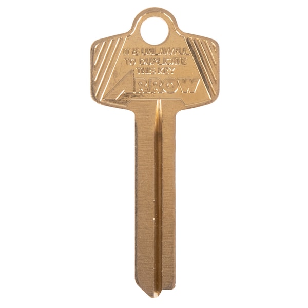 Arrow Lock 6/7-pin Keyblank, 1C Keyway, Embossed Logo Only, 50 Pack - C-1C (50PK)