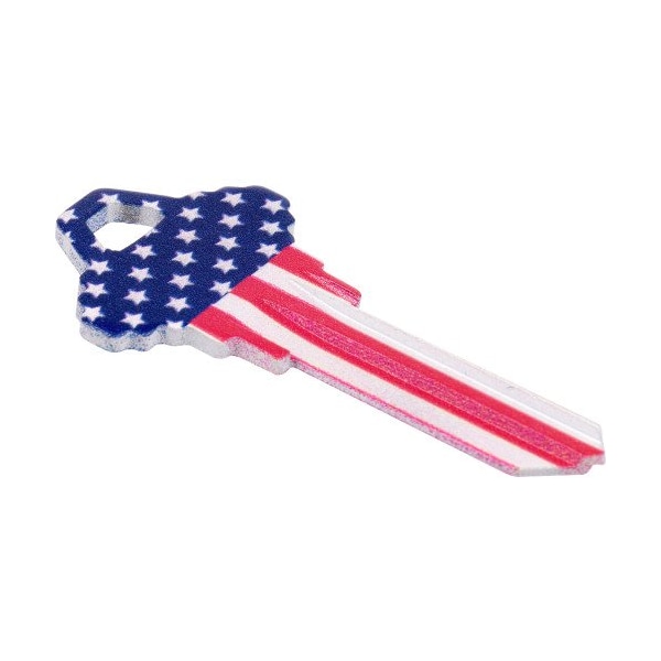 Hillman HILLMAN Wackey Flag House/Office Universal Key Blank SC1 Single - 89911