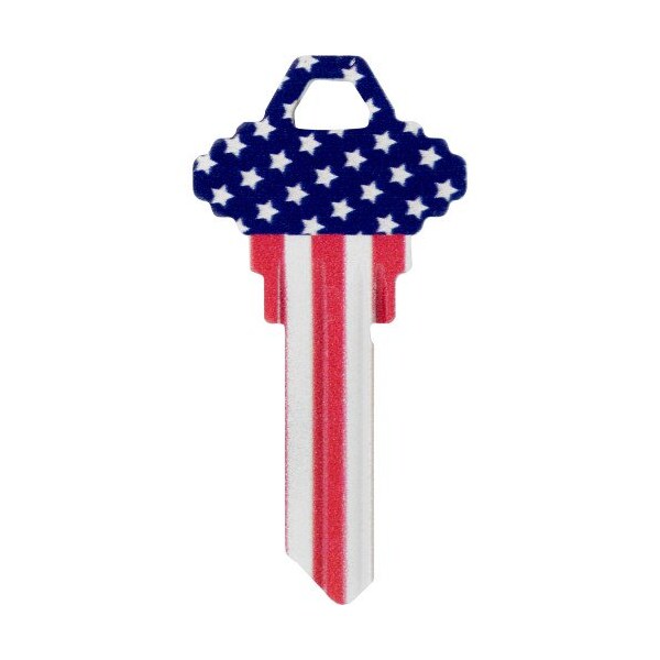 Hillman HILLMAN Wackey Flag House/Office Universal Key Blank SC1 Single - 89911