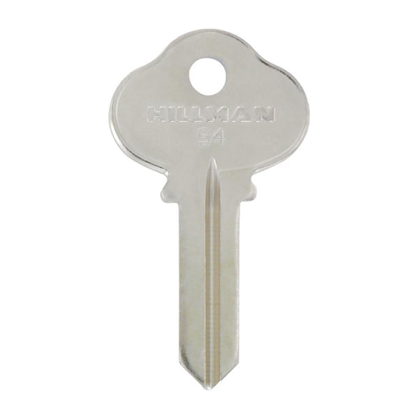 Hillman Key Krafter House & Office Universal Key Blank, No.124 - Pack of 4 - 5900998