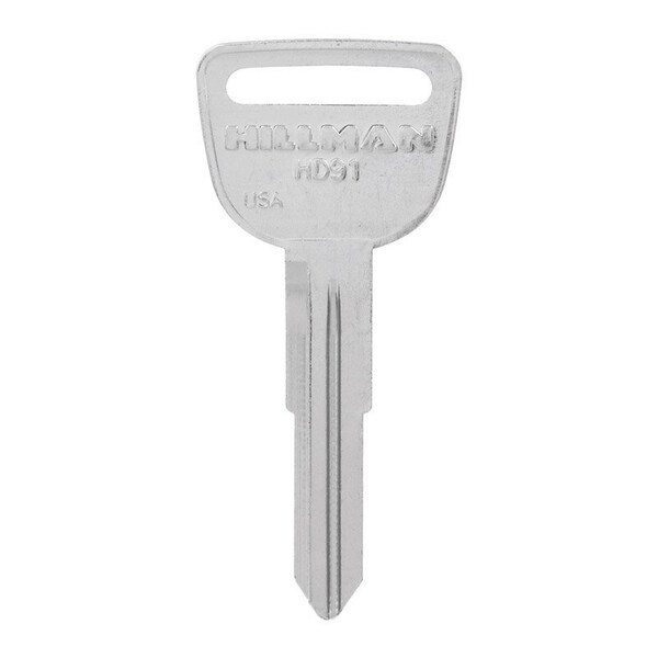 Hillman HILLMAN Traditional Key Automotive Key Blank HD-91 Double For Honda, PK10 - 84056