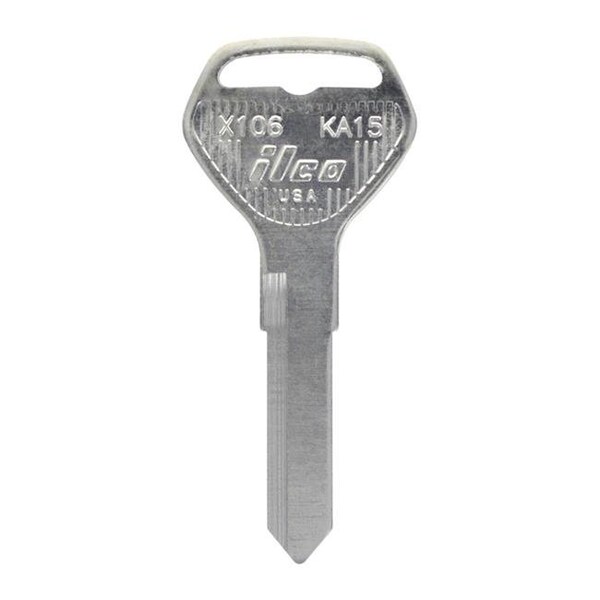 Hillman Hillman 5968870 Traditional Key House & Office Blank Double Sided Universal Key - Pack of 10 - 5968870