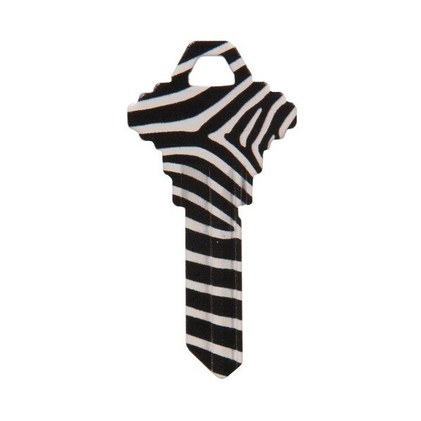 Hillman HILLMAN Wackey Zebra House/Office Universal Key Blank SC1 Single - 88759