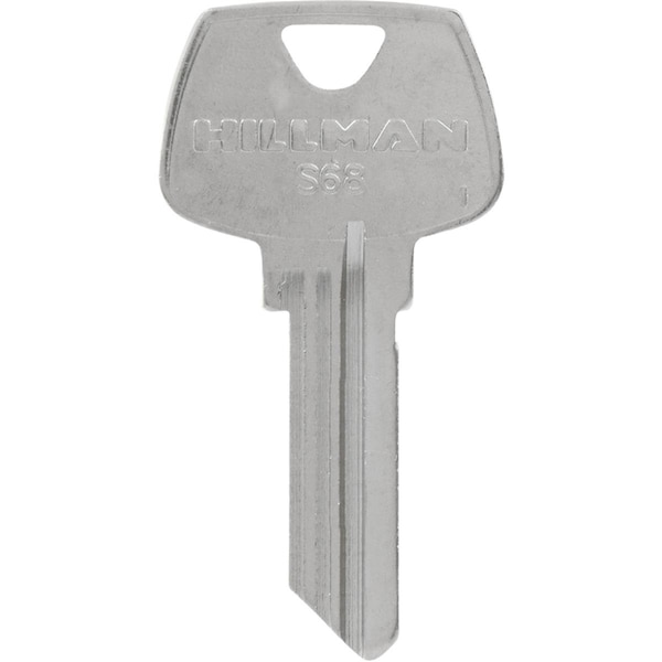 Hillman 5965199 Automotive Universal Key Blank, No.S68 - Pack of 10 - 69534