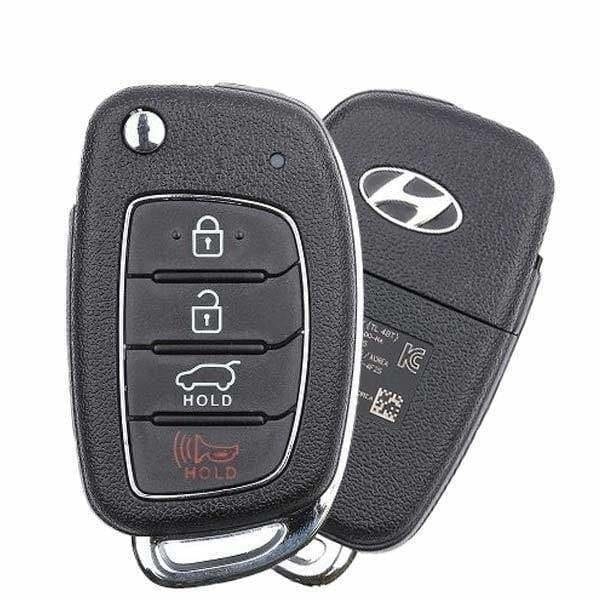 Oem OEM: REF:  2015-2019 Hyundai Tucson / 4-Button Remote Flip Key / PN: 95430-D3010 / TQ8-RKE-4F25 - RFK-HY-4F25