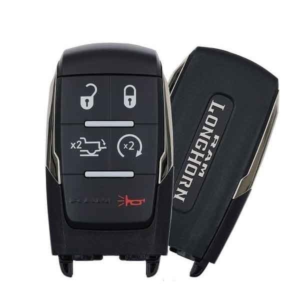 Oem OEM: NEW:   2019 Dodge Ram Pickup HD 2500 Longhorn / 5-Button Smart Key / PN: 68375456AB / GQ4-76T - RSK-DDG-5456