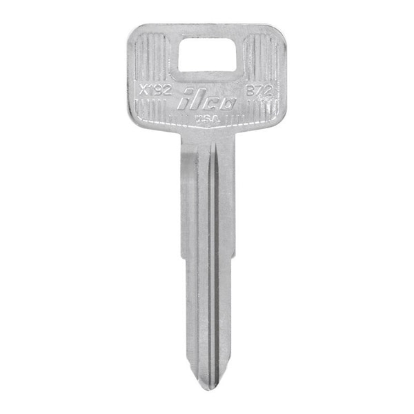 Hillman HILLMAN Traditional Key Automotive Key Blank B72 Double For GM - 83410