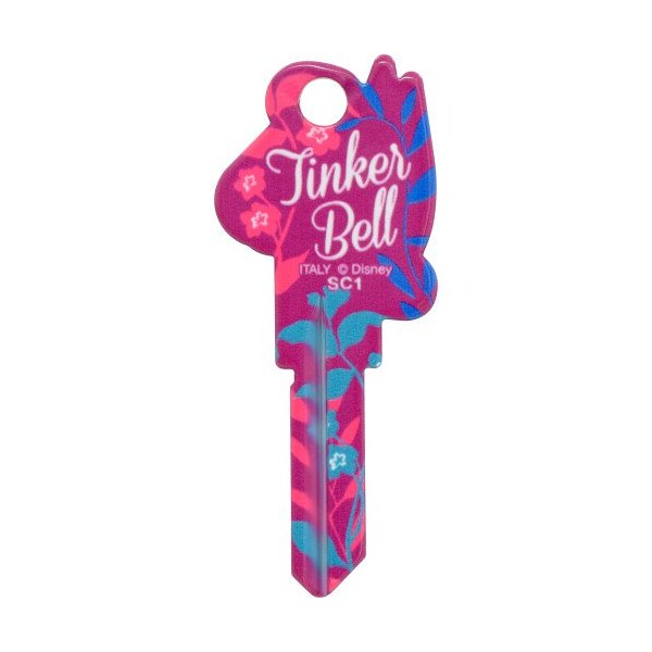 Hillman HILLMAN Disney Tinker Bell House/Padlock Universal Key Blank SC1 Double - 88792