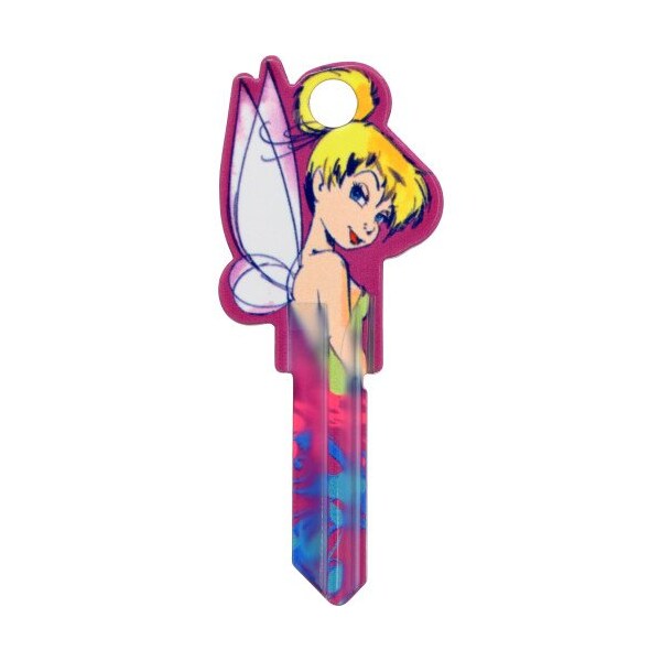 Hillman HILLMAN Disney Tinker Bell House/Padlock Universal Key Blank SC1 Double - 88792