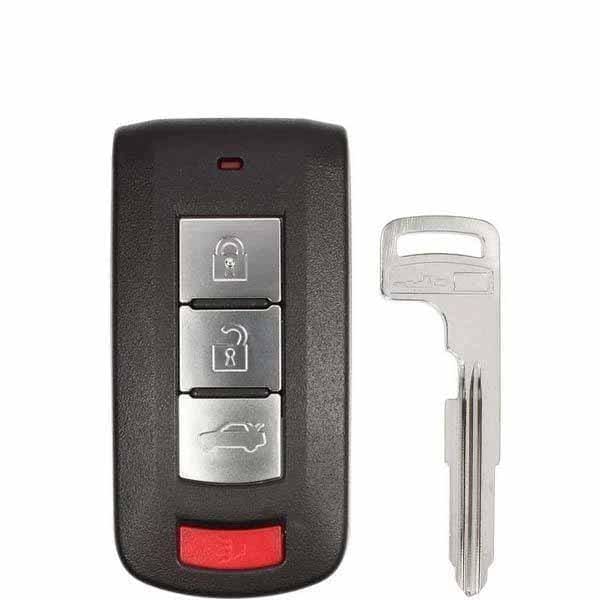 Keyless Factory KeylessFactory: 2016-2020 Mitsubishi Mirage G4 / 4-Button Smart Key / PN: 8637B424 / OUC003M - RSK-MIT-3M4