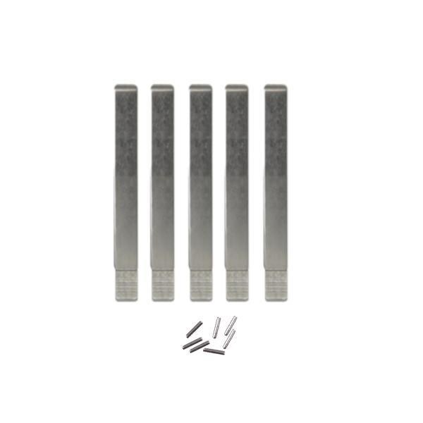 Strattec STRATTEC: GM HU100 Key Blades w/ 7 Roll Pins, PK 5 - STR-5915037
