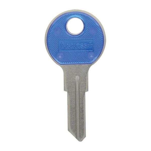 Hillman Hillman 5005205 House of Office 80-Single Sided Universal Key Blank; Blue - Pack of 10 - 5005205