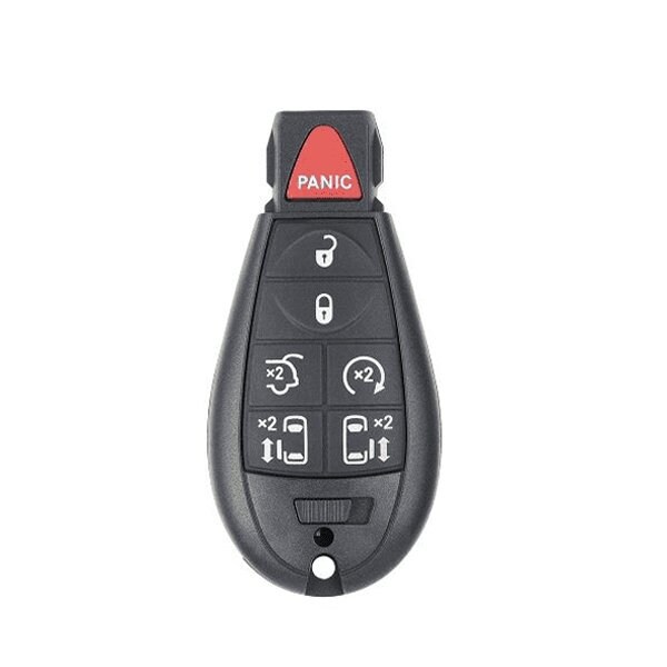 Keyless Factory KeylessFactory: 2009-2014 Chrysler Dodge Jeep / 7-Button Keyless Go Fobik / IYZ-C01C - RSK-CDJ-KGF-7