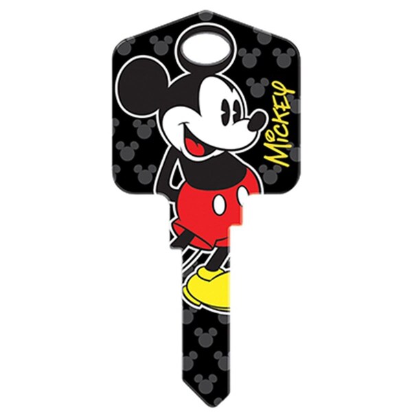 Hillman 87625 Disney Key KW1 Mickey Mouse Painted Key Blank 5PK - HI573410