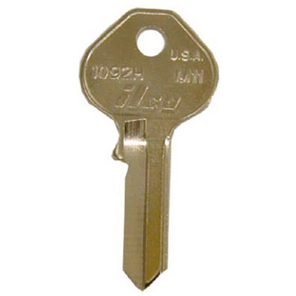 Dormakaba M12-1092D 0.8 x 0.1 in. Ilco Key Blank For Master Padlock Key, 10PK - 341966