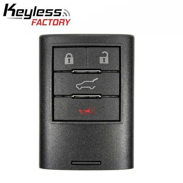 Keyless Factory 2010-2014 Cadillac CTS Wagon / 4-Button Smart Key / PN20940386 / M3N5WY7777A - RSK-CAD-WA4