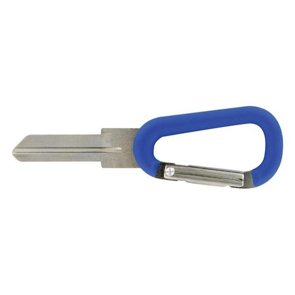 Hillman Hillman 5933429 Clip Key House & Padlock Blank Double Sided Universal Key - Blue; Pack of 6 - 5933429