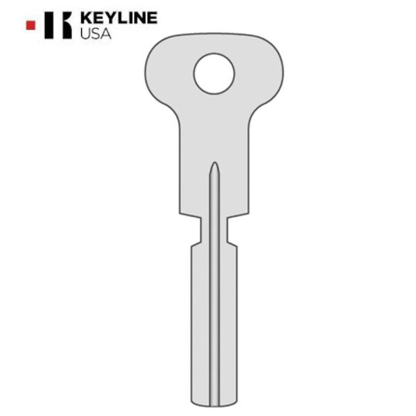 Keyline Keyline:S7BW BMW Metal Test Key (for HU58) - KLN-BS7BW
