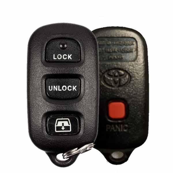 Oem OEM: REF: 1999-2009 Toyota Sequoia / 4-Button Keyless Entry Remote / PN: 89742-0C030 / HYQ12BBX - OR-TOY036