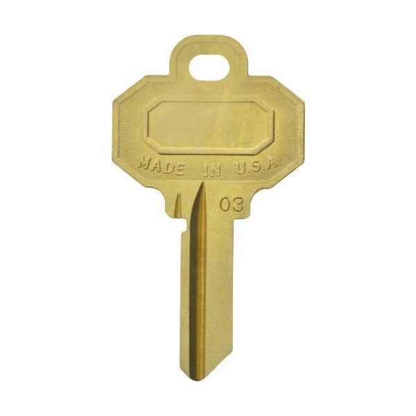 Hillman HILLMAN Traditional Key House/Office Key Blank BW2 Single For Baldwin Locks, PK10 - 86488