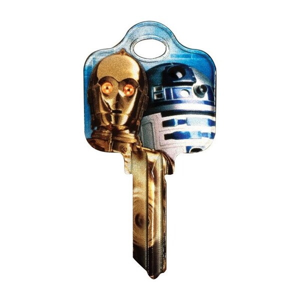 Hillman HILLMAN Star Wars Droids House/Padlock Universal Key Blank SC1 Single, PK5 - 94869
