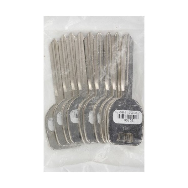 Hillman HILLMAN Traditional Key Automotive Key Blank MT6 Double For Mitsubishi - 86196
