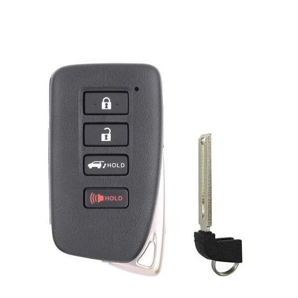 Keyless Factory KeylessFactory: 2015-2019 Lexus NX300h NX200T LX570 / 4-Button Smart Key / HYQ14FBA / Board 2020 - RSK-LEX-H42020