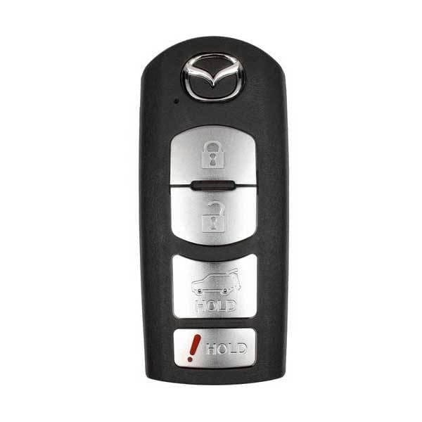 Oem OEM: NEW: 2017-2018 Mazda CX-5 CX-9 / 4-Button Remote Start Key / PN: TKY2-67-5DY / WAZSKE13D01 - RSK-MAZ-675D-Y01