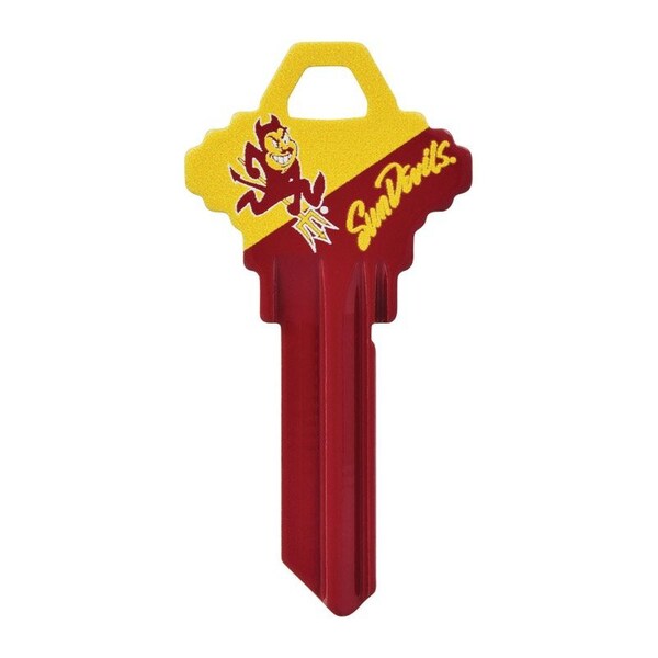 Hillman HILLMAN NCAA Arizona State Sundevils House/Office Key Blank 68 SC1 Single For Schlage Locks - 89965