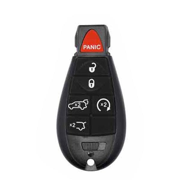 Solidkeys Chrysler, Dodge, and Jeep OEM Replacement FOBIK - 6 Button w/ Remote Start, Trunk, and Ha - SLD-CDHBL-G170